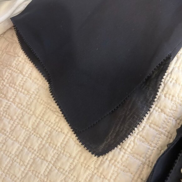 TORY BURCH Blouse in Dark Blue with Mirrored Ornaments - Size 2 - Picture 2 of 6